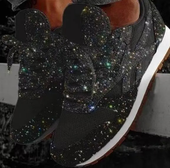 Glitter dames sneakers – Leona