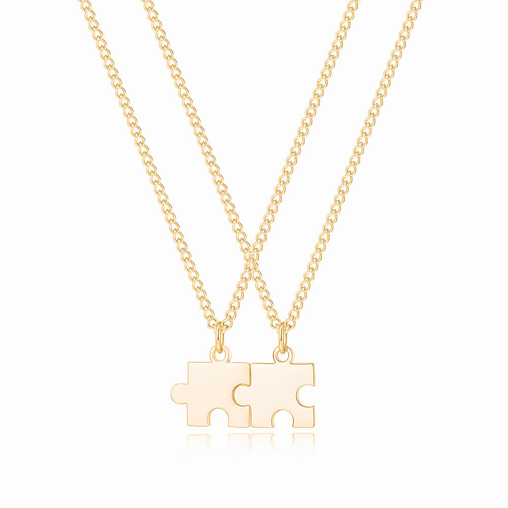Gepersonaliseerde Puzzelketting voor Koppels
