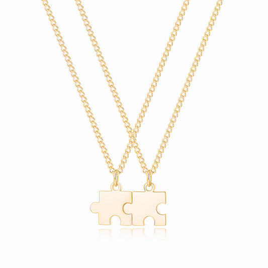 Gepersonaliseerde Puzzelketting voor Koppels