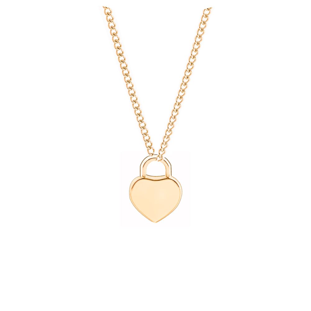 Hart Hanger Ketting met Initialen