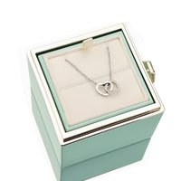 Rozenbox Cadeauset met Gegraveerde Ketting