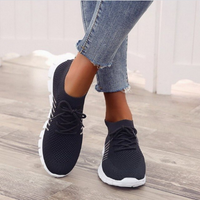 Orthopedische sneakers met mesh bovenwerk