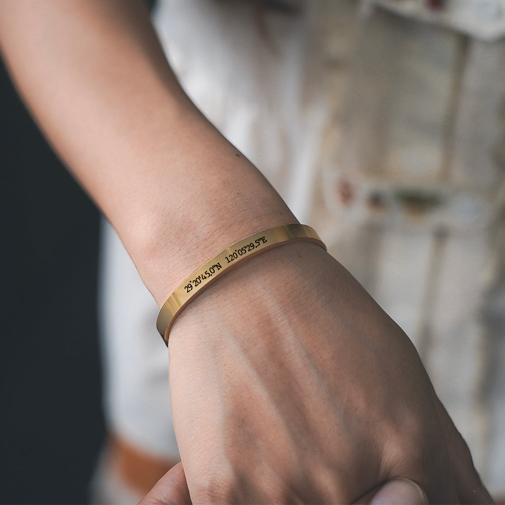 Bangle Armband met Eigen Gravure