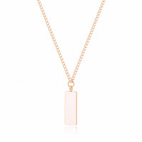 Minimalistische Ketting met Gravering