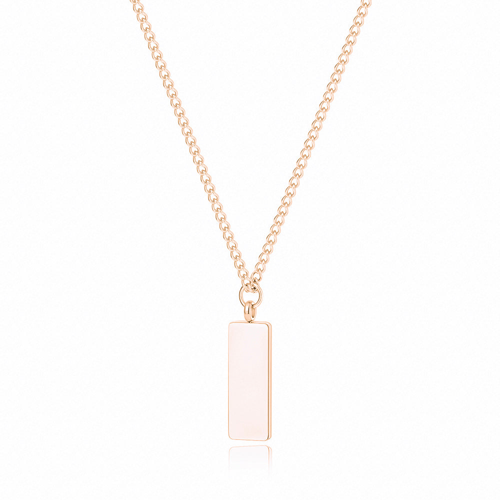 Minimalistische Ketting met Gravering
