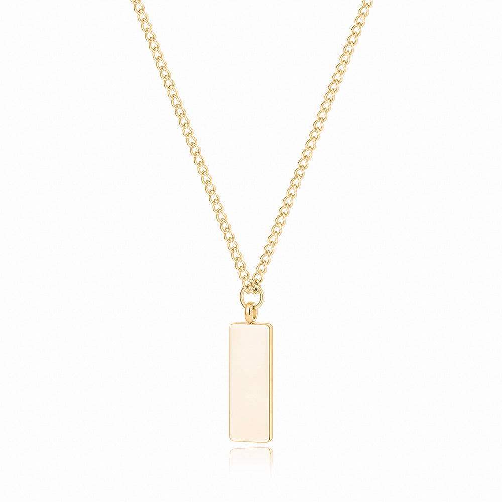 Minimalistische Ketting met Gravering