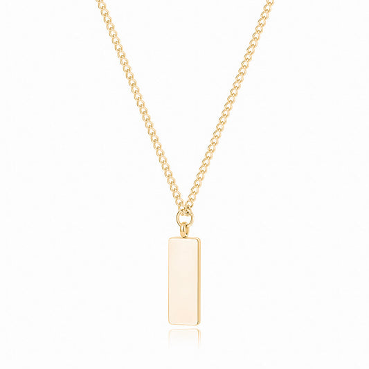 Minimalistische Ketting met Gravering