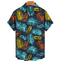 Hawaii overhemd met tropische print – Mateo