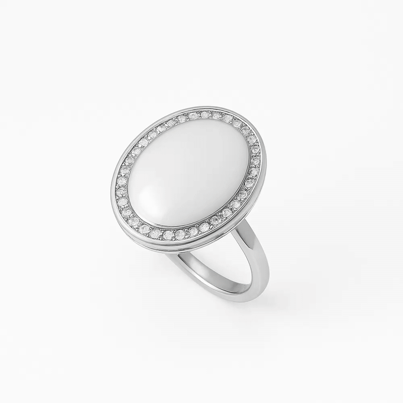 Ovale Medaillon Ring