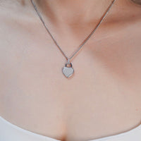 Hartketting met Initialen en Parel