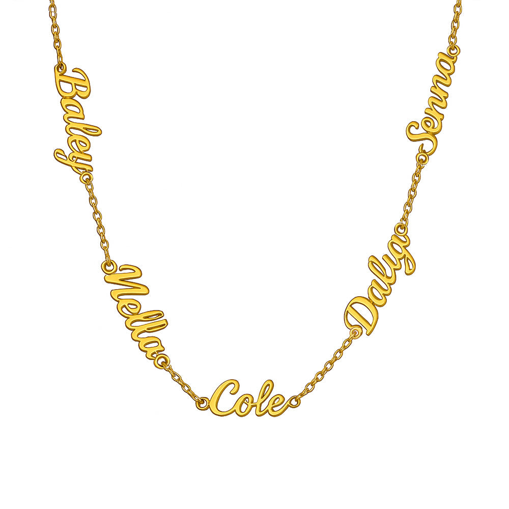 Naamketting met Meerdere Namen