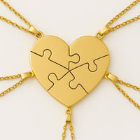 Puzzelhart Ketting