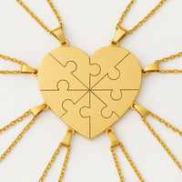 Puzzelhart Ketting