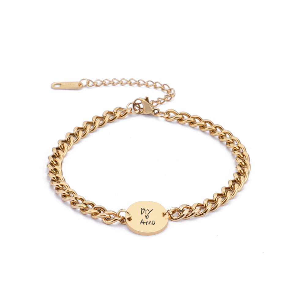 Armband met Hanger in Eigen Handschrift
