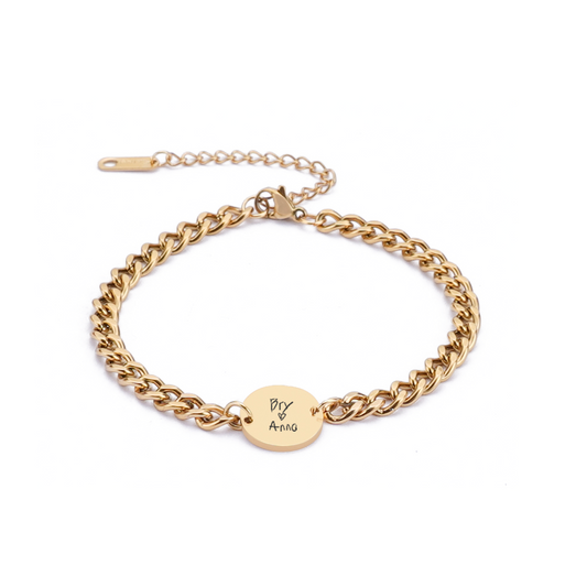 Armband met Hanger in Eigen Handschrift