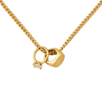 Mini Belofte Ring Ketting