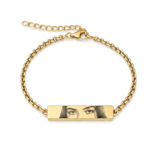 Armband met Gegraveerde Ogen Foto