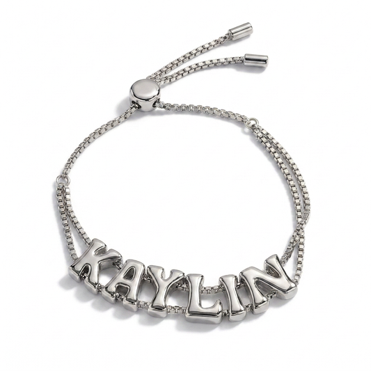 Armband met Bubbelletters