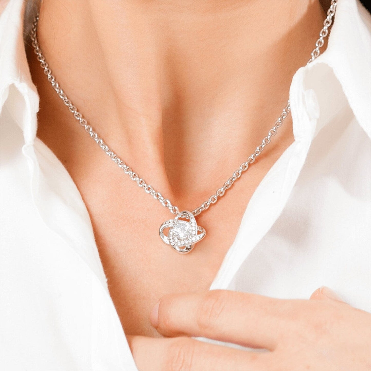 Eeuwige Rozenbox met Roos en Ketting