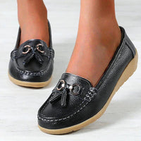Orthopedische leren loafers – Isabella