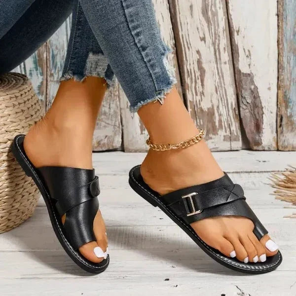 Orthopedische sandalen met hallux valgus correctie – Livia