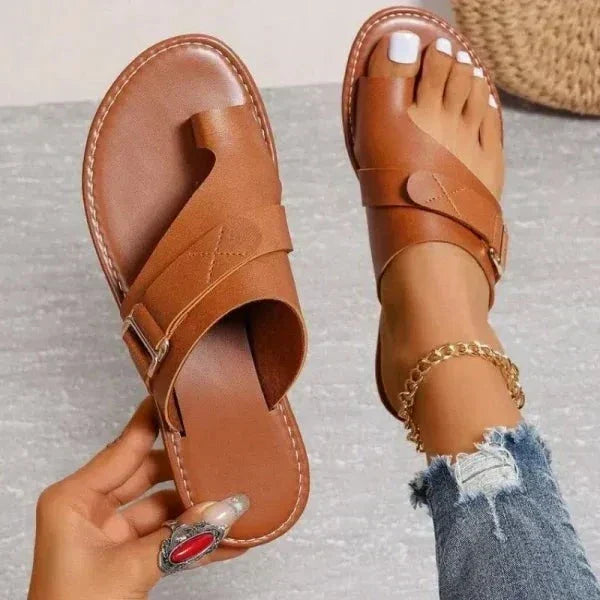 Orthopedische sandalen met hallux valgus correctie – Livia