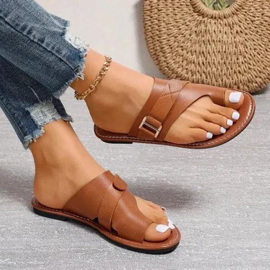 Orthopedische sandalen met hallux valgus correctie – Livia