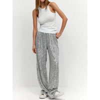 Zijdezachte pailletten broek – Luna