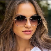 Randloze zonnebril met UV400 – Clea