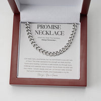 Belofteketting van Sterling Zilver