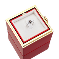 Rozenbox met Projectiering en Echte Roos