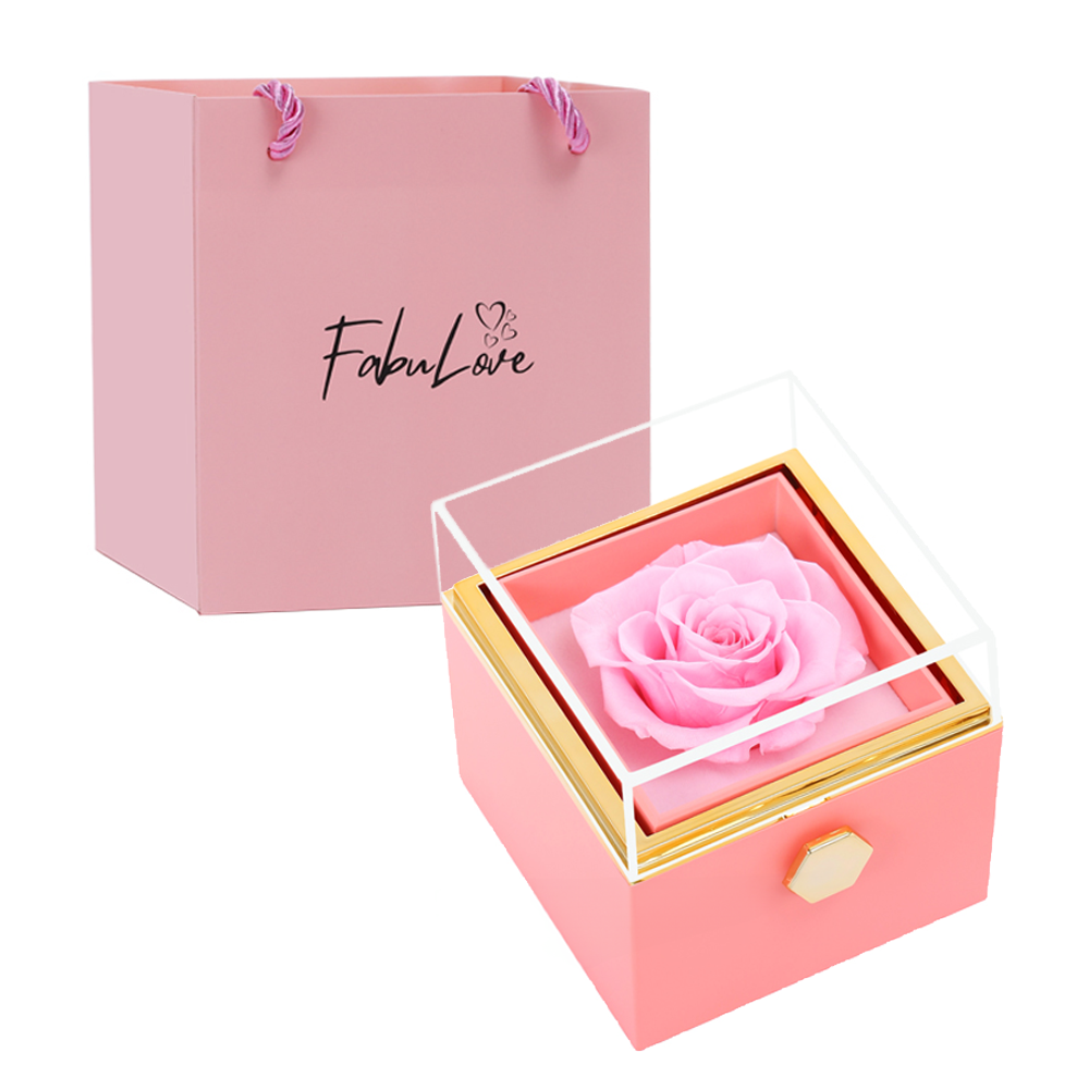 Draaiende Eeuwige Rozenbox