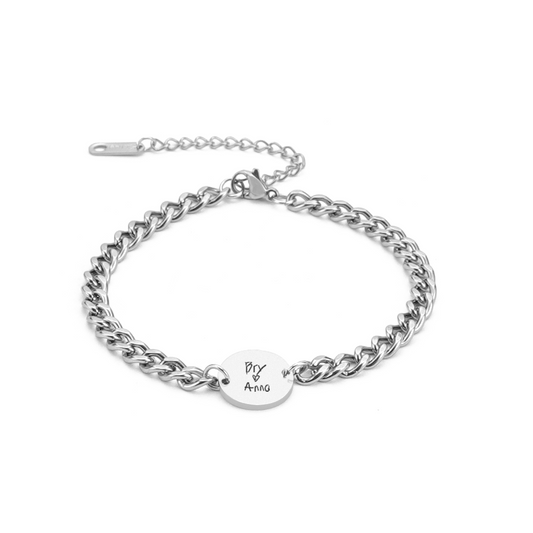 Armband met Hanger in Eigen Handschrift