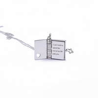 Gepersonaliseerde Boek Medaillon Ketting