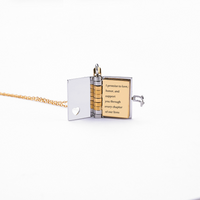 Gepersonaliseerde Boek Medaillon Ketting