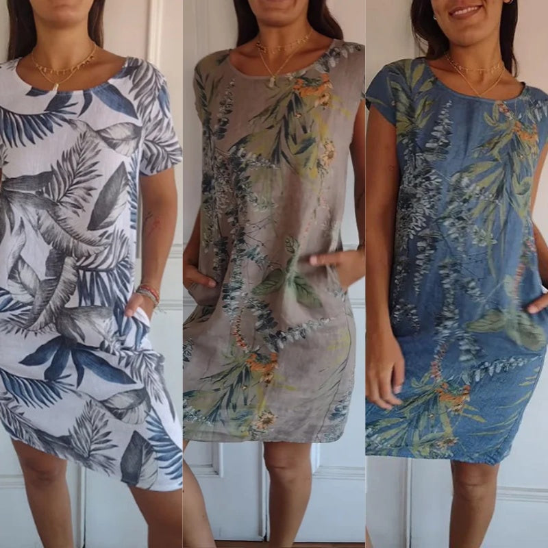 Zomerjurk met bloemenprint – Elvira
