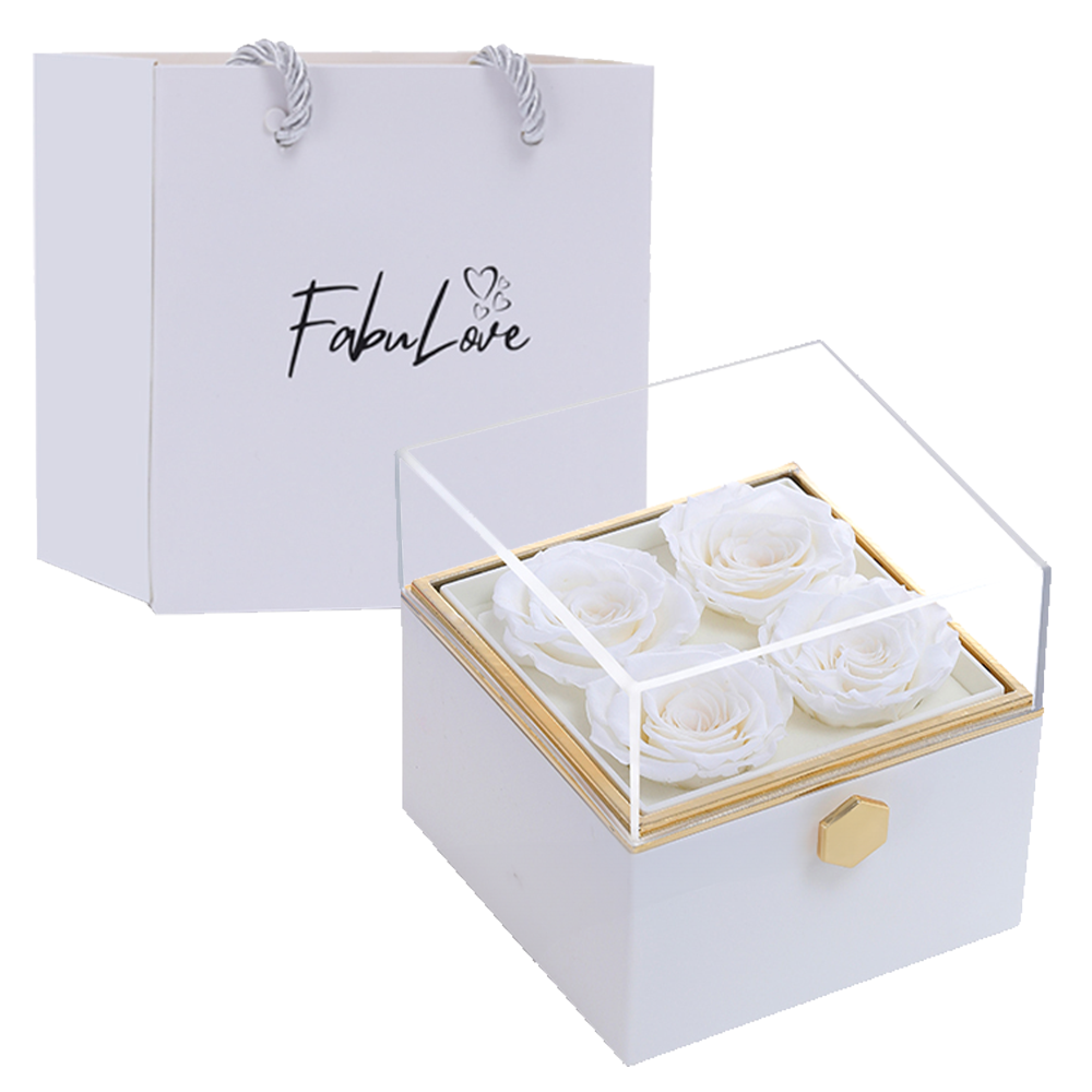 Draaiende Eeuwige Rozenbox