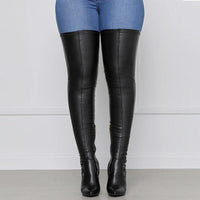 Overknee laarzen met hoge schacht