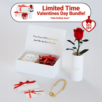 Eeuwige Rozenbox Set met Losse Roos